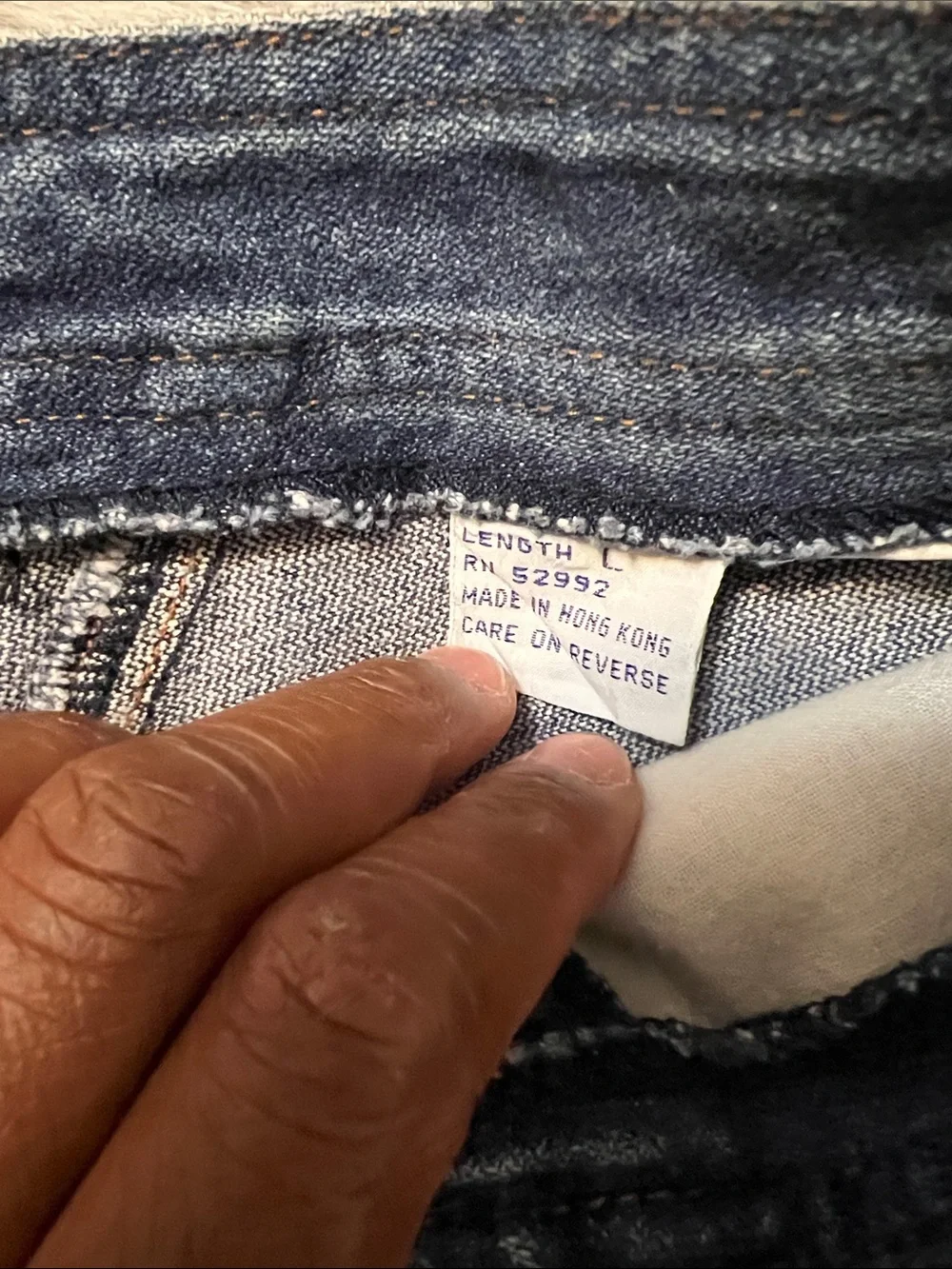 Jordache  Dark Blue High-Rise Denim Bermuda Shorts